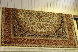 Keshan carpet with a beige carpet 2.30 by 1.