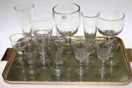 Collection of Antique drinking glasses