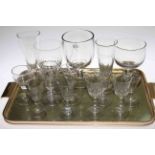 Collection of Antique drinking glasses