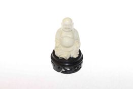 Chinese ivory carving of a Buddha,