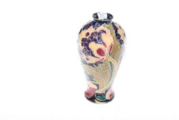 Woods Bursley Ware vase in the Seed Poppy pattern, by Charlotte Rhead, 16.