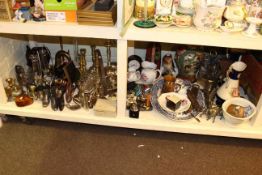 Collection of silver-plate and metalwares,