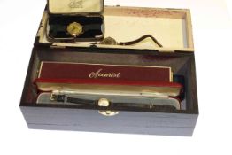 Vintage 9 carat gold cased wristwatch, Baume wristwatch,