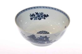 Chinese Export blue and white bowl