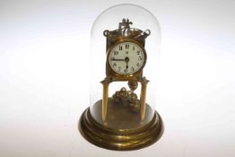 Gustav Becker torsion dome clock,