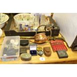 Glassware, short sword, watches, military compass,