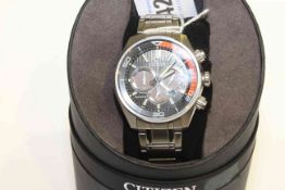 Citizen Eco-Drive gentleman's chronograph,