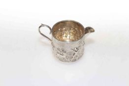 Victorian silver cream jug,