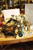 Collection of animal ornaments