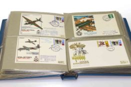 Album of first day covers including RAF first flight covers
