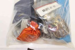 Large bag of silver and costume jewellery, most hallmarked for silver, to include silver collar,