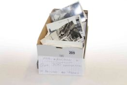 Box of over seven hundred photographs of railway and trams