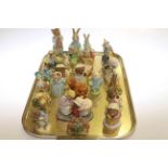 Twenty three Beatrix Potter characters mainly by Beswick