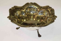 George V silver bowl, Atkin Bros, Sheffield 1914, 17.