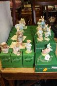 Collection of fourteen Royal Doulton John Beswick Beatrix Potter figures,