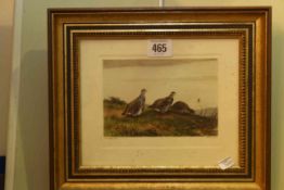 Small gilt framed picture,