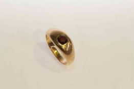 18 carat gold signet ring,