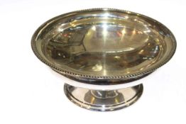 George V silver footed bowl, James Dixon & Sons, Sheffield 1913, 8.6oz, 16.
