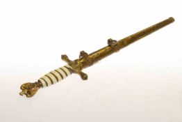 WWII German ceremonial dagger, marked Paul Weyersberg & Co.