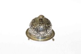 Late Victorian silver table bell, Elkington & Co, Birmingham 1899,