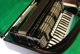Hohner Morino IV S piano accordion with case