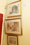 Five framed Russell Flint prints