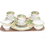 Twenty one piece Paragon bone china tea service