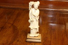 Ivory figure carving