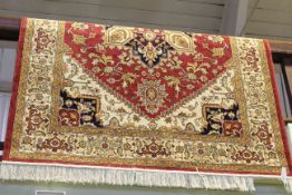 Heriz rug with a red ground 1.90 by 1.