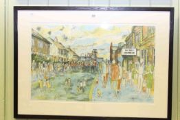 Tom McGuinness, Gala Day, Seaham, limited edition print, no.