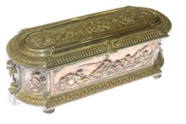 19th Century electro type casket,