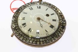 Fusee pocket watch, 18th/19th Century, case signed Leton,
