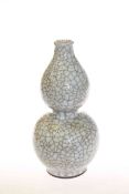 Chinese celadon double gourd vase, 22.