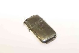 Silver-plated combination cigar case,