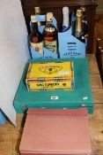 King Edward cigars, two bottles Heidsieck champagne and other liquor,