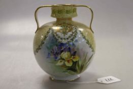 Doulton Burslem two-handled vase, early 20th Century,
