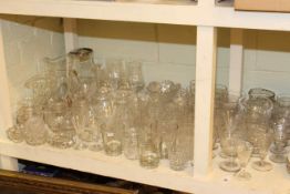 Collection of Victorian and later glass