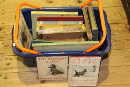 Collection of children's and other books including two Rudyard Kipling 'Thy Servant a Dog' and