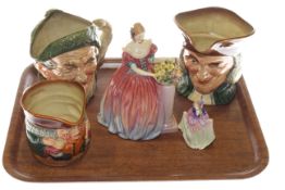Royal Doulton 'Owd Mac', 'Vicar of Bray' and 'The Best...