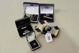 Collection of five pieces of small novelty silver