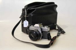 Minolta SRT 100b camera and accessories