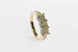 Eighteen stone diamond ring set in 18 carat gold