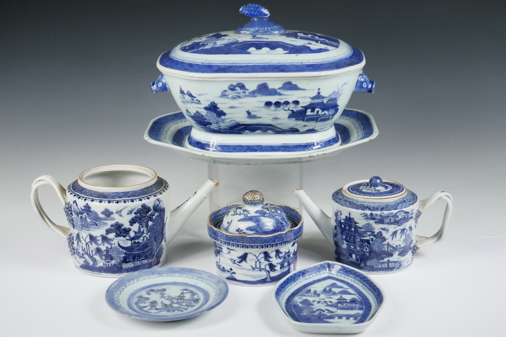 (6 PC) CHINESE EXPORT PORCELAIN