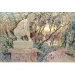 Alasdair Urquhart (Glasgow born 1956) ARR, Gilt framed pastel, signed ‘Botanic Gardens - Glasgow’,