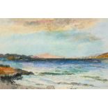 William Armour (Scottish 1903-1979), ARR Gilt framed pastel, signed ‘Sound of Mull’, 30cm x 46cm