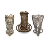 A COLLECTION OF TWELVE DAGGER-CHAPES, LATE 15TH AND EARLY 16TH CENTURIES variously of lead-alloy and