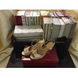 Two boxes of lady's shoes by Van Dal , Lotus,