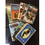 Two boxes of paper back books - Westerns