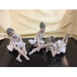 Three Nao figures - ballerinas