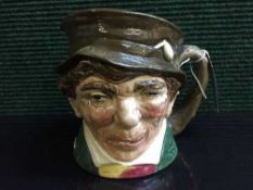 A musical Royal Doulton character jug - Laddy